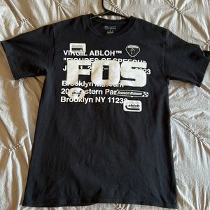 Off white X champion figures of speech shirt